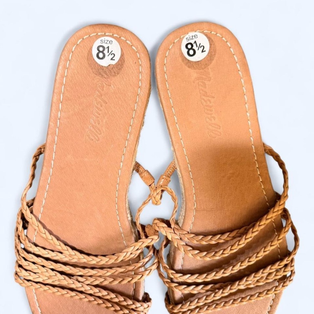 Madewell Women's Braided Tan Sandals